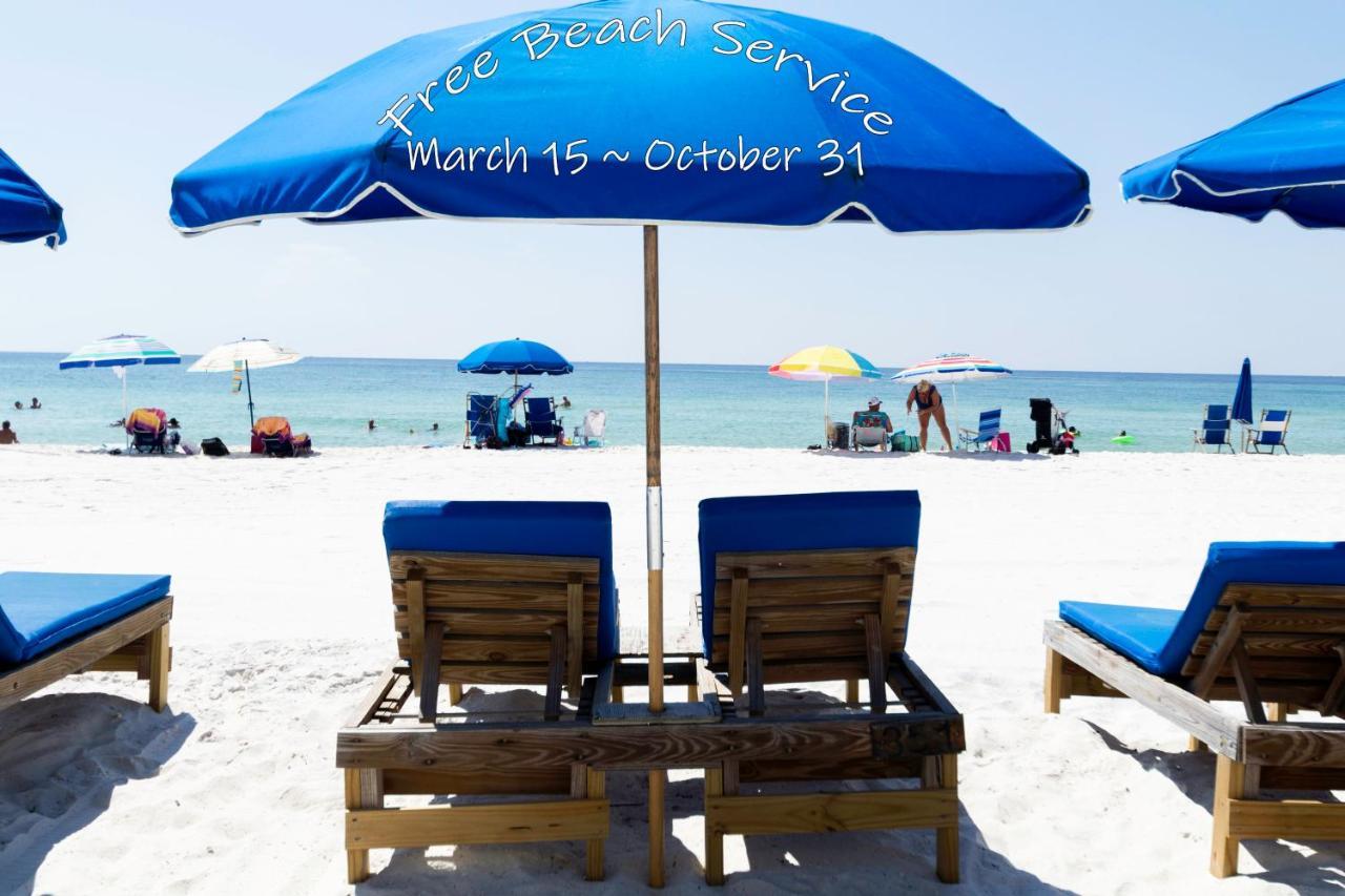 Beachfront & Free Beach Service-Master On Gulf! Panama City Beach Exterior foto